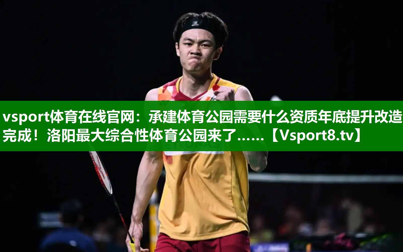 vsport体育在线官网：承建体育公园需要什么资质年底提升改造完成！洛阳最大综合性体育公园来了……